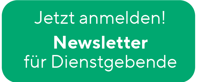 Banner Newsletter f&uuml;r Dienstgebende