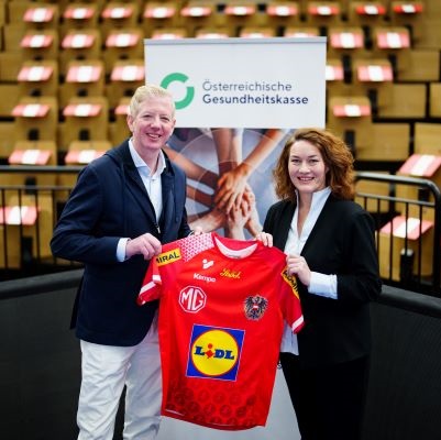 Peter McDonald (Obmann &Ouml;GK) und Ingrid Felipe (Vizepr&auml;sidentin Breitensport &Ouml;HB)